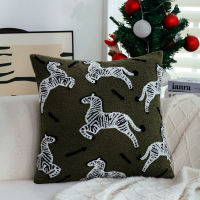 Furry throw pillow cushion, living room sofa, dopamine throw pillow cover, thickened waist pillow backrest cushion, bay window decorative cushion thumbnail 3