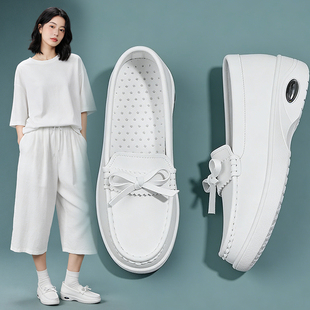 护士鞋 透气医护专用2026小白鞋 女鞋 女软底防滑工作不累脚春夏新款