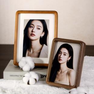 实木相框摆台高级感写真定制空框画框装裱榫卯木质DIY洗照片做成