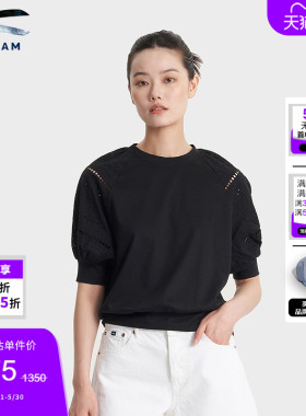 DENHAM夏季女士经典简约复古舒适白色黑色短袖T恤