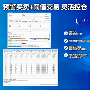 股票量化交易及自动化打板软件/对冲机器人/股票机器人/高频交易