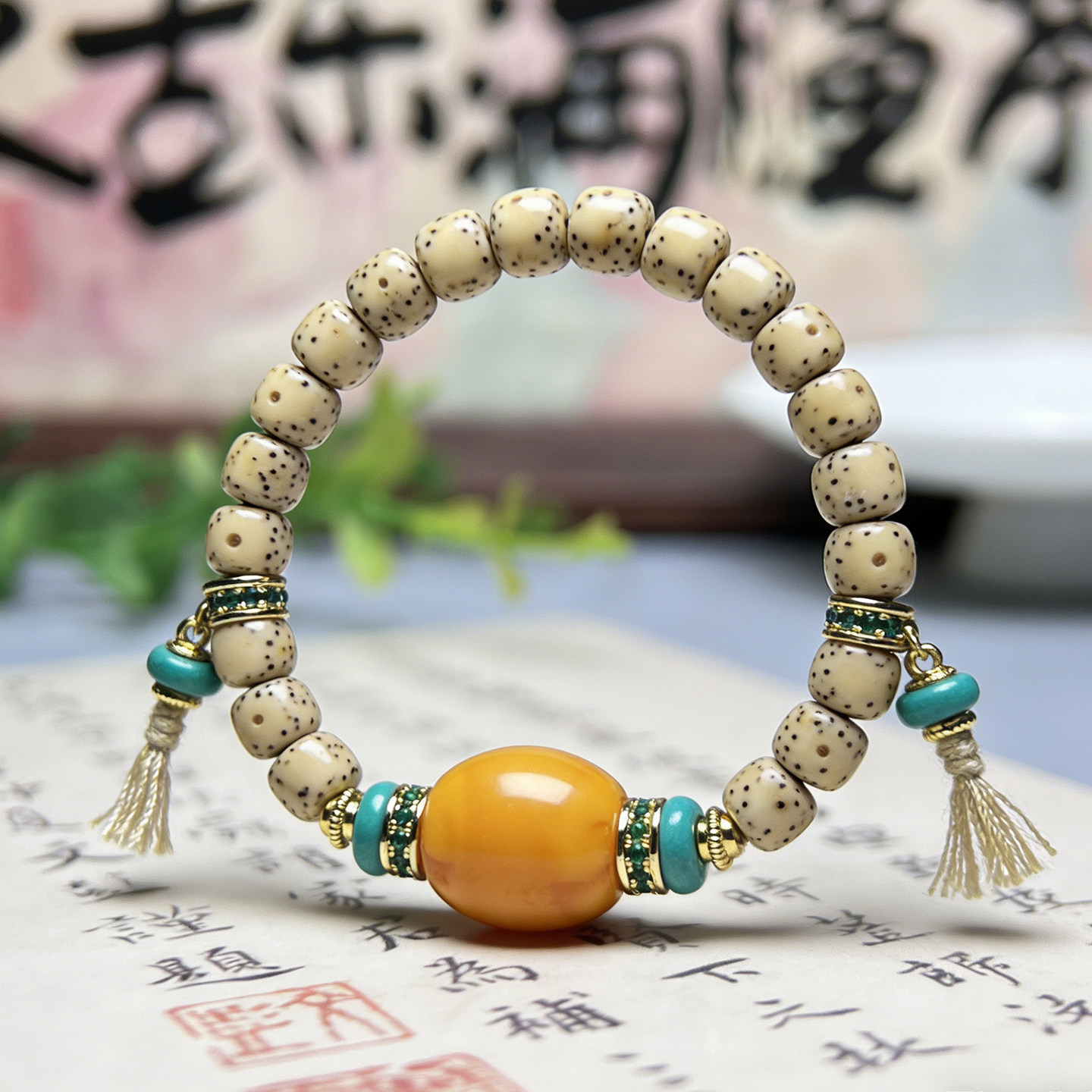 蜜蜡配珠配饰文玩手串DIY配件