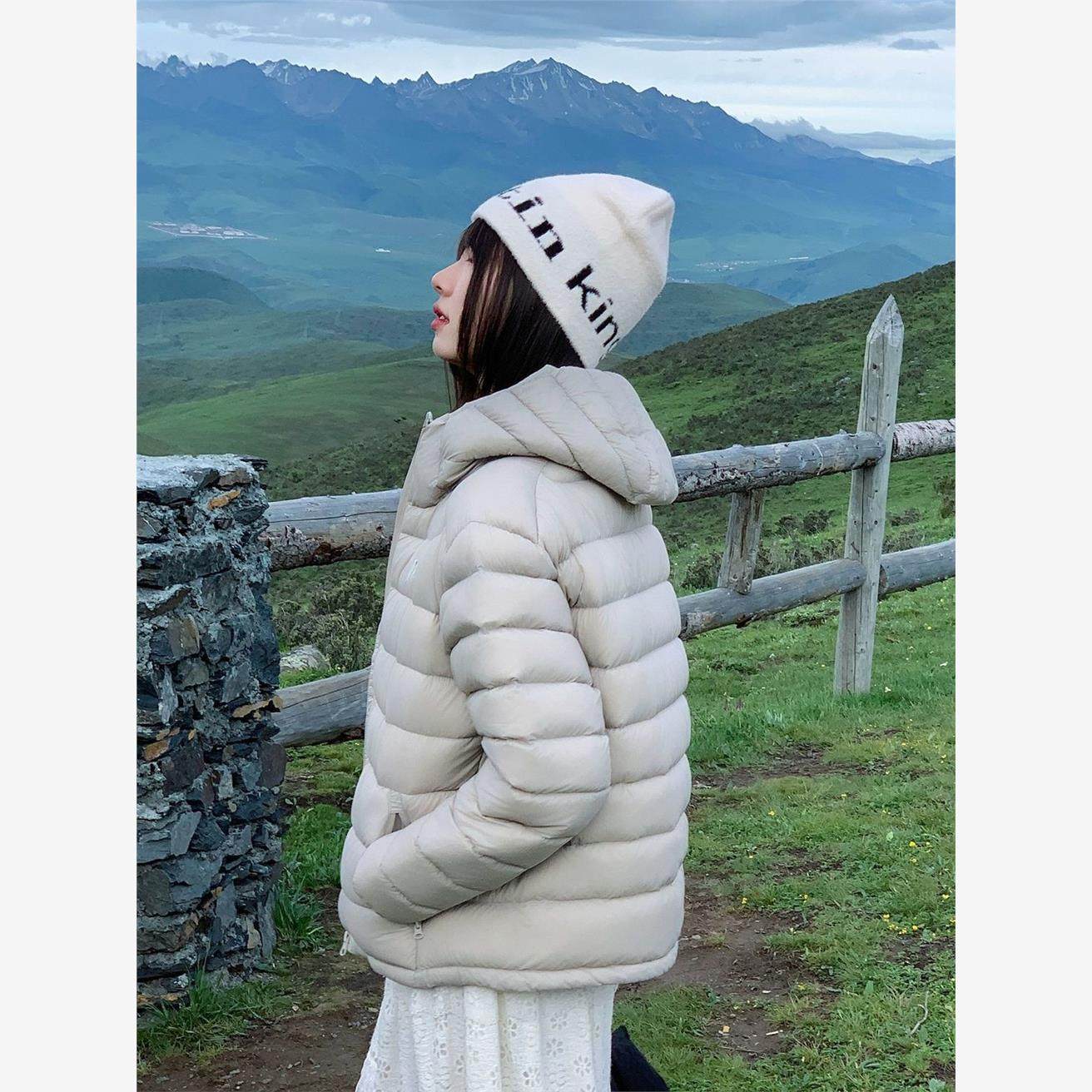 排骨轻薄羽绒棉服短款202