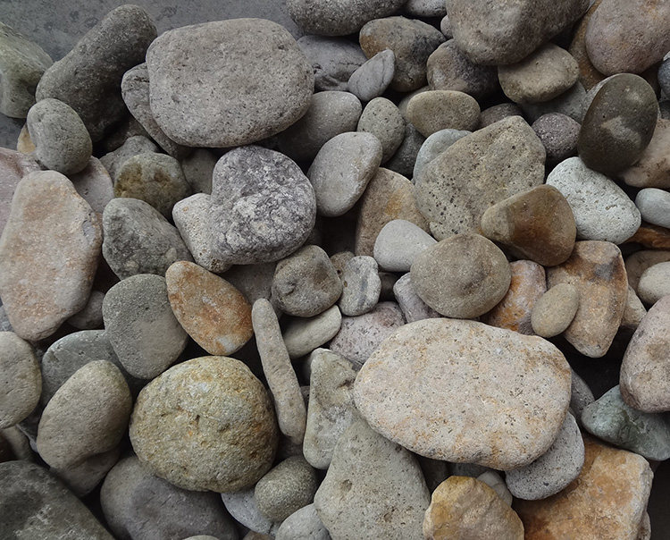 河卵石diy手绘画画河里的小石头纯天然鹅卵石鱼缸装饰摆件溪石