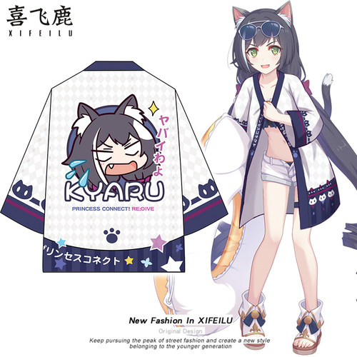 公主连结ReDive羽织T恤短袖