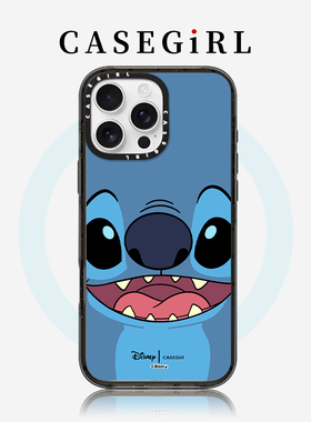 CASEGIRL联名Disney Lilo Stitch史迪奇适用苹果16ProMax手机壳iPhone15pro亚克力14plus全包13防摔12潮牌11