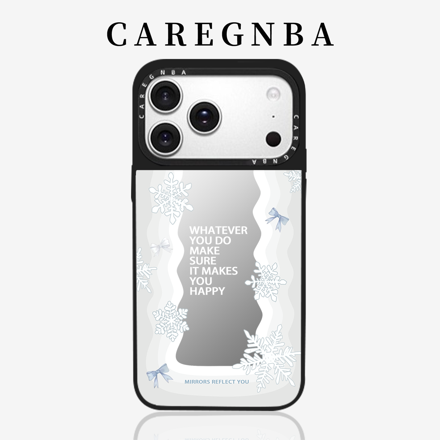 CAREGNBA联名冬日雪花波浪适用苹果16ProMax手机壳2025新款iPhone15plus圣诞14pro情侣13防摔12镜面11网红XR,3C数码配件,手机保护套/壳,淘宝优惠券,粉丝福利购,淘宝优惠卷