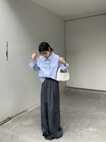 高腰休闲大美93小个子西装裤