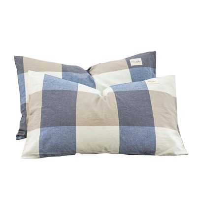 纯棉水洗棉枕套一对装100枕头套学生宿舍单人双人枕芯内胆套