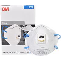 3M Mask 8210CN for industrial dust prevention, 8210vcn for dust and droplet prevention, N95 for protection in mining site grinding operations thumbnail 8