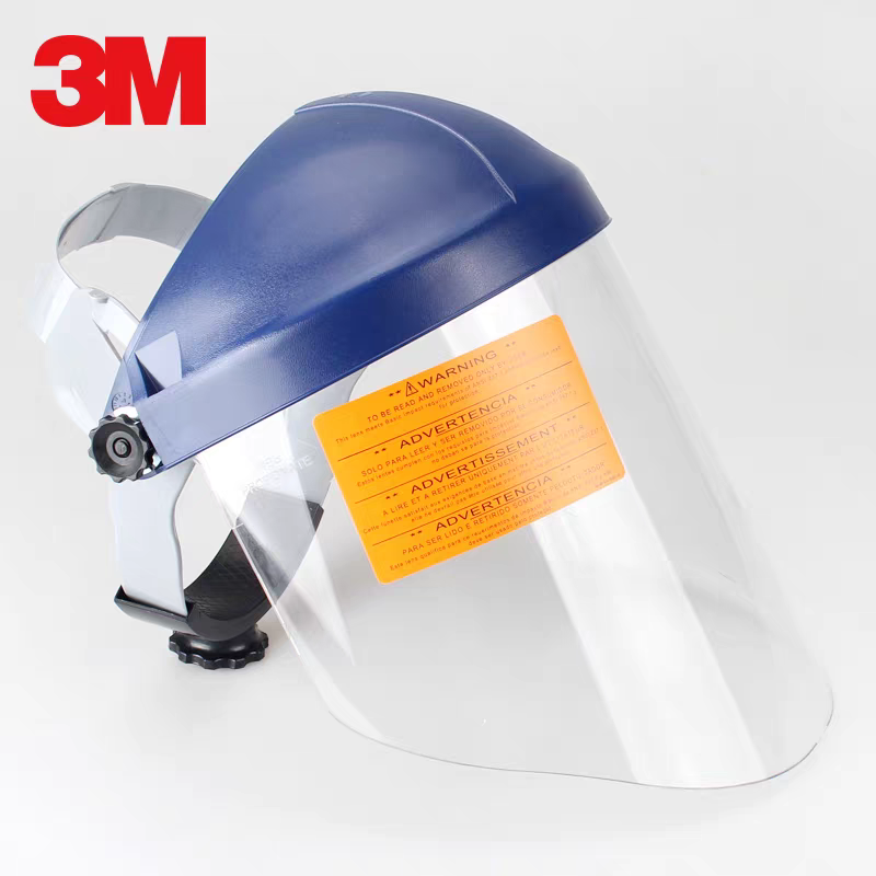 3M正品82500+82700防护面屏抗冲击防飞溅透明面罩防化学品耐酸碱
