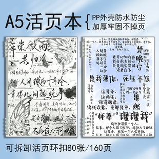 A5活页笔记本二哈和白猫师尊周边墨燃楚晚宁同人学生日记抄写本