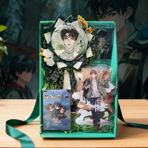 盗墓笔记周边吧唧礼盒张起灵挂件立牌吴邪小卡谷子全套生日礼物