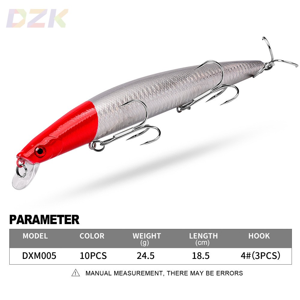 新款海钓米诺18.5cm路亚饵24.5克10色渔具6# DXM005z9
