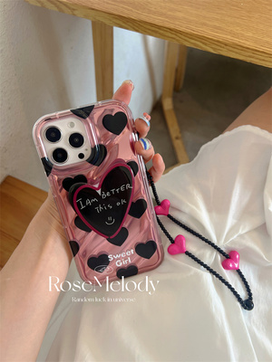 苹果14promax硅胶韩风小众甜酷