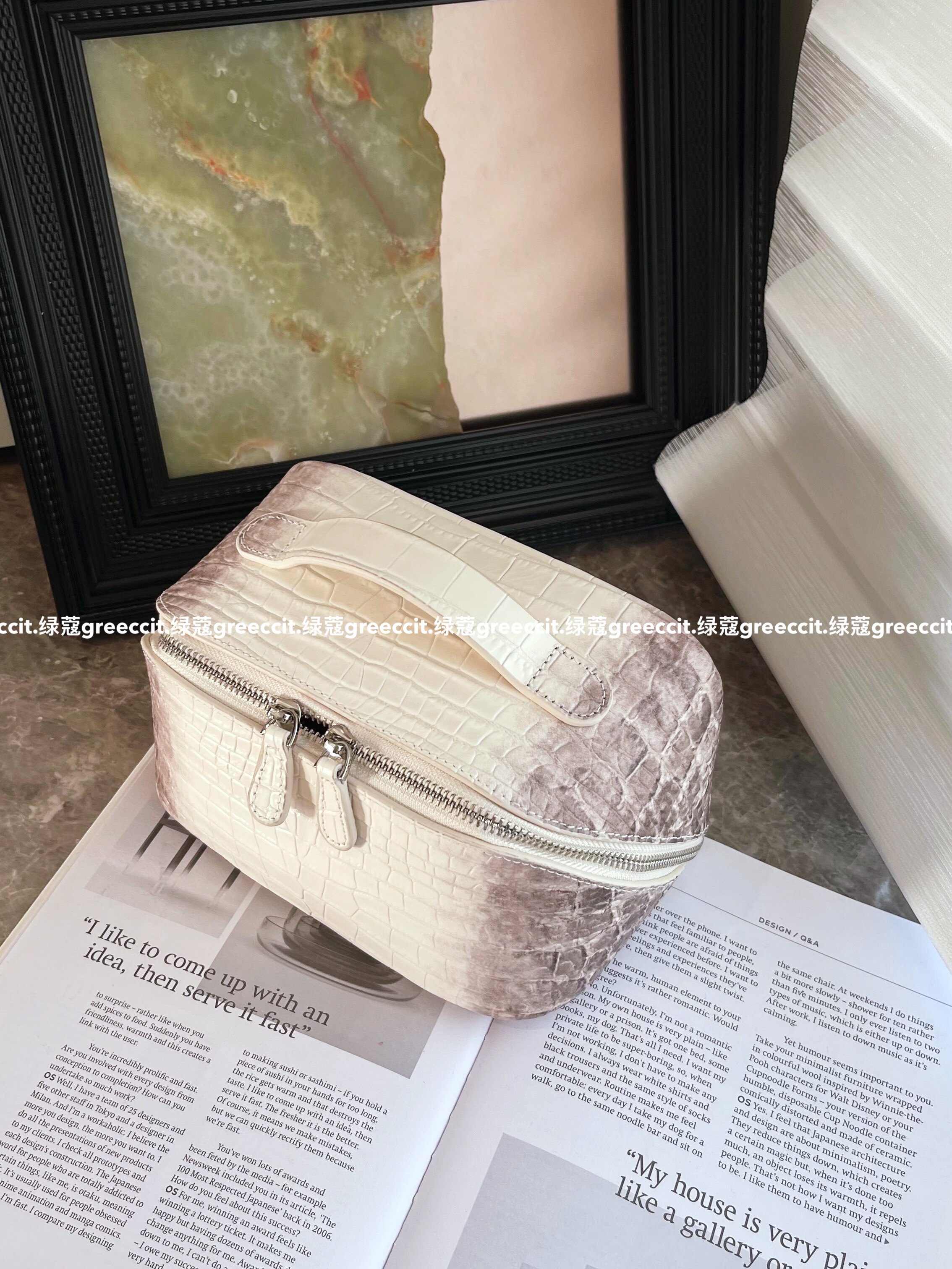 Greeccit 小众设计新款手拿包 化妆包 首饰包 小众设计感包