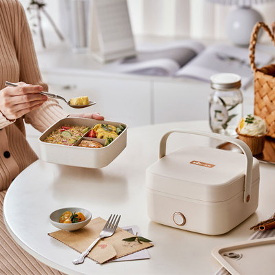 小熊电热饭盒免注水保温上班族