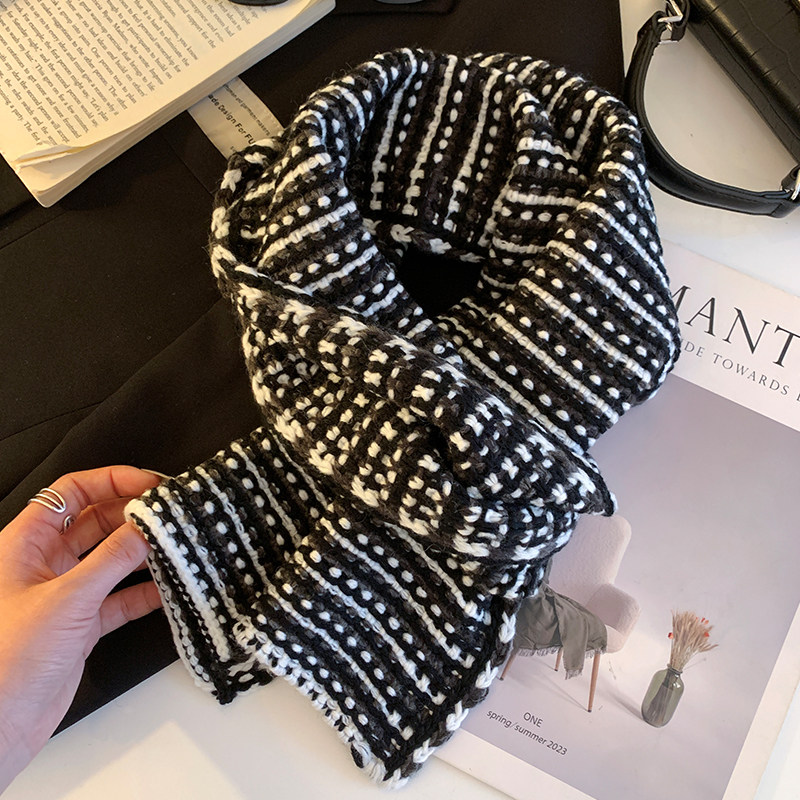 围巾女款2025新款冬季学生高级感