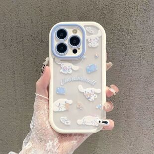 可爱玉桂狗适用华为p70pro手机壳新款亚克力nova11/10/9/8/7全包防摔保护套女款P60/P50/40/P30pro卡通小清新