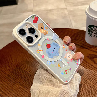 苹果小象适用于iPhone17/16promax手机壳新款苹果15pro/14pro软壳16plus防摔13卡通12pro/11promax保护套