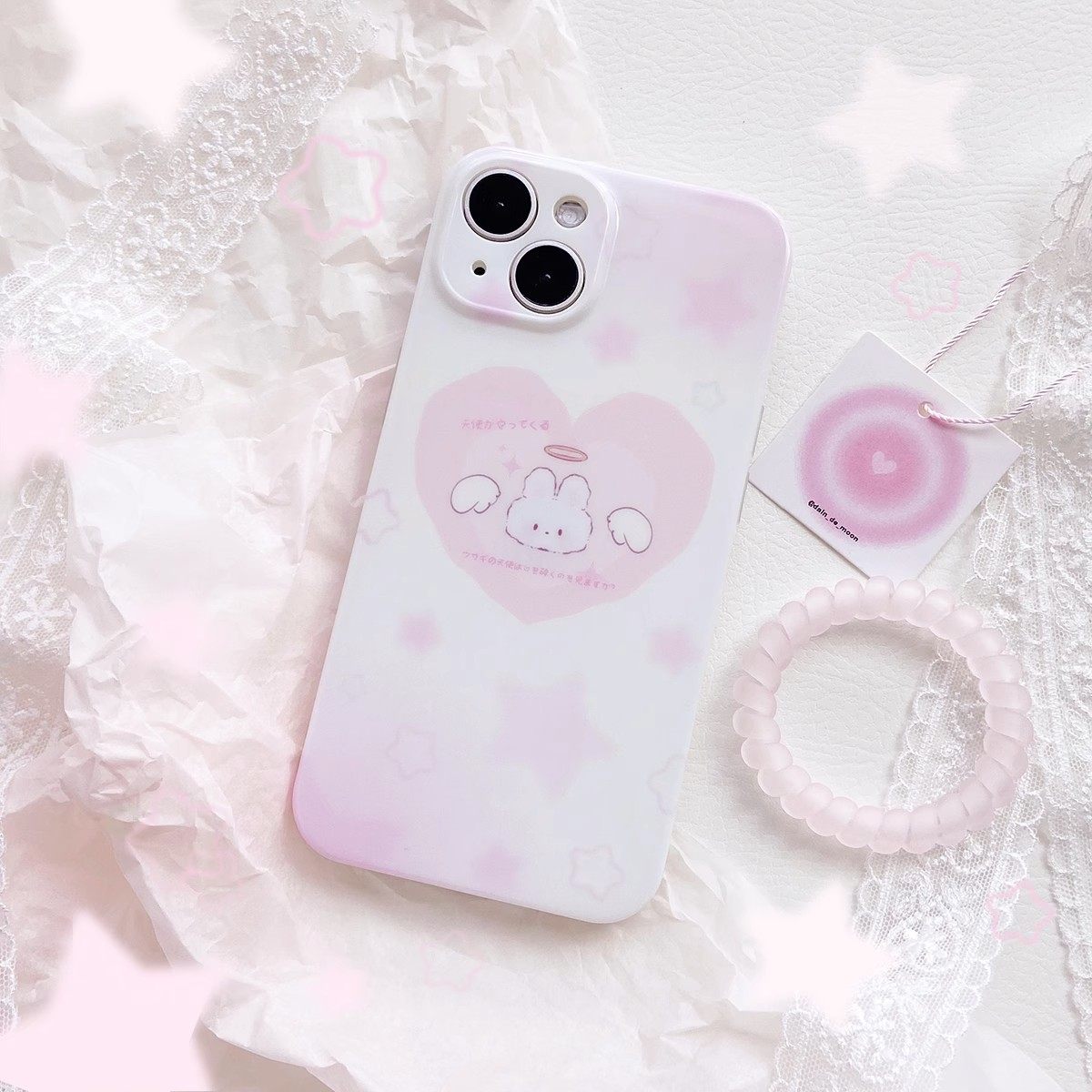 纷纷系爱心粉兔适用苹果17/16手机壳可爱iPhone14plus少女心15promax简约13创意12防摔镜头全包保护套8plus,3C数码配件,手机保护套/壳,淘宝优惠券,粉丝福利购,淘宝优惠卷