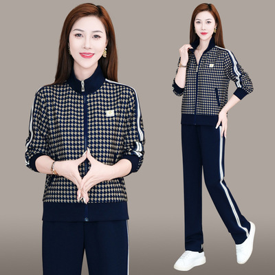 年轻妈妈秋装运动服套装2025