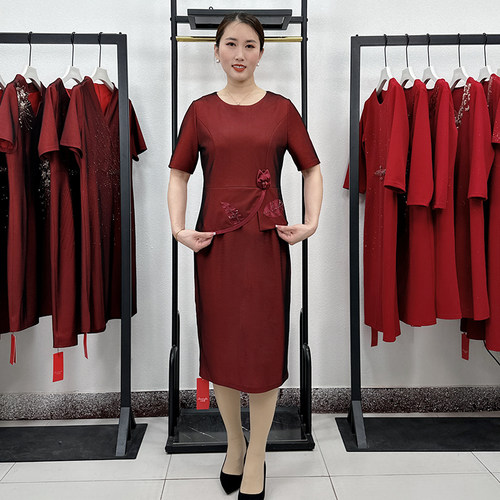 12年品牌老店短袖喜婆婆装
