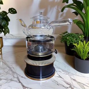 空气灯复古新款 煮茶炉煤油灯烧水茶炉潮汕纯铜活火茶灯