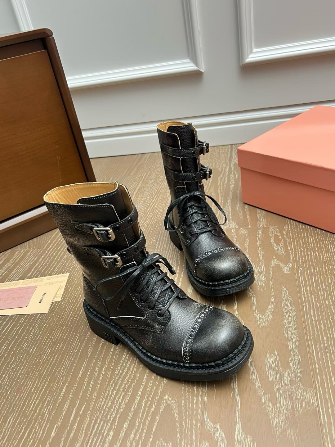 切尔西绑带马丁靴女款2026新款春季短靴瘦瘦靴西部牛仔靴35-40码