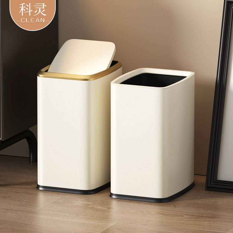 翻转盖垃圾桶密闭无异味