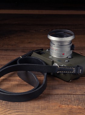 Wotancraft/沃坦 CURA 黄铜圈环双层植鞣皮革相机背带 徕卡相机带