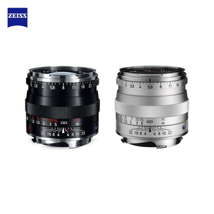 50mm 黑色 ZEISS 徕卡M口定焦手动镜头 银 Plana 蔡司 F2.0