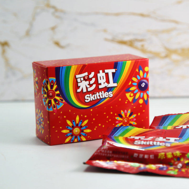 玛氏箭牌彩虹糖Skittles小包装水果味糖果喜糖结婚零食18g