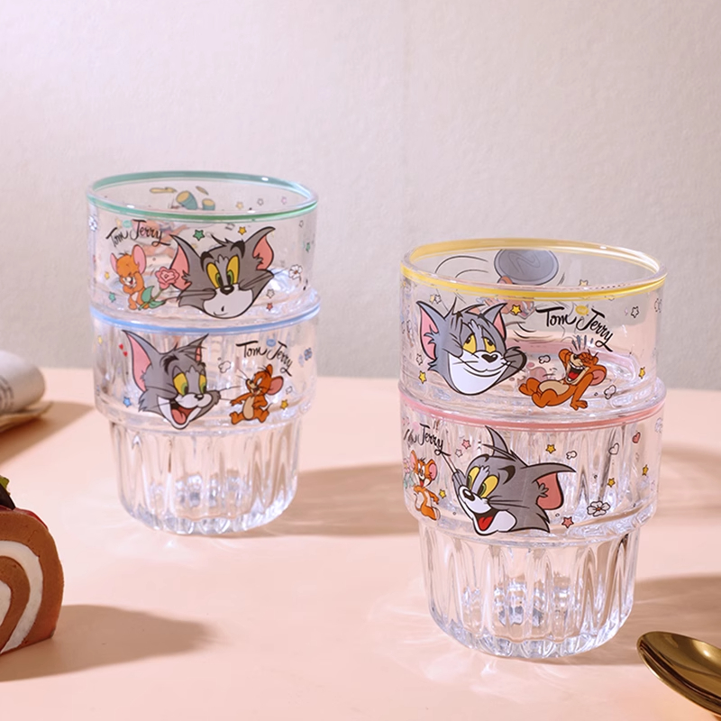猫和老鼠玻璃杯女士高颜值喝水杯