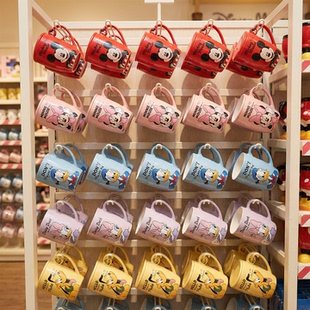 米奇陶瓷马克杯带盖女士新年家庭用喝水杯子高颜值个人专用伴手礼