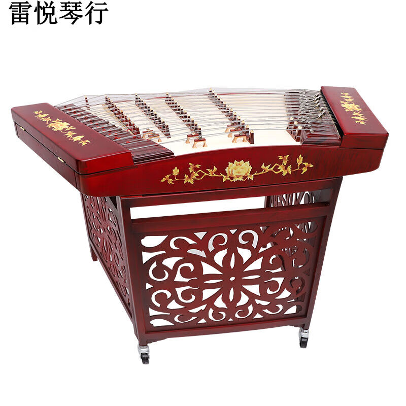新宝演奏花梨木402扬琴学生教师初学者特级硬木扬琴402精品硬木扬