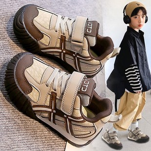 卡卡布男童鞋子2026新款春季软底儿童跑步运动鞋男孩德训板鞋潮