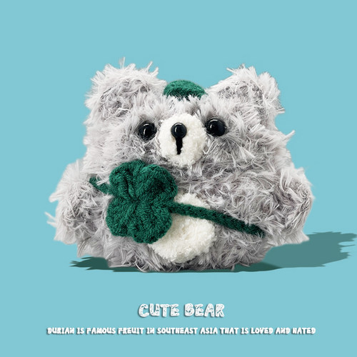 适用于倍思w04保护套m3s保护壳mc1蓝牙耳机套m2s毛绒e3一体式pro可爱云朵wo4贝斯w04plus软壳BS1NC可爱个性壳