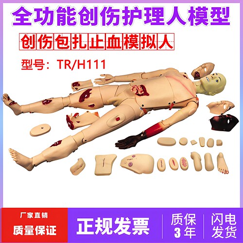 创伤止血包扎伤口模拟人假人医用