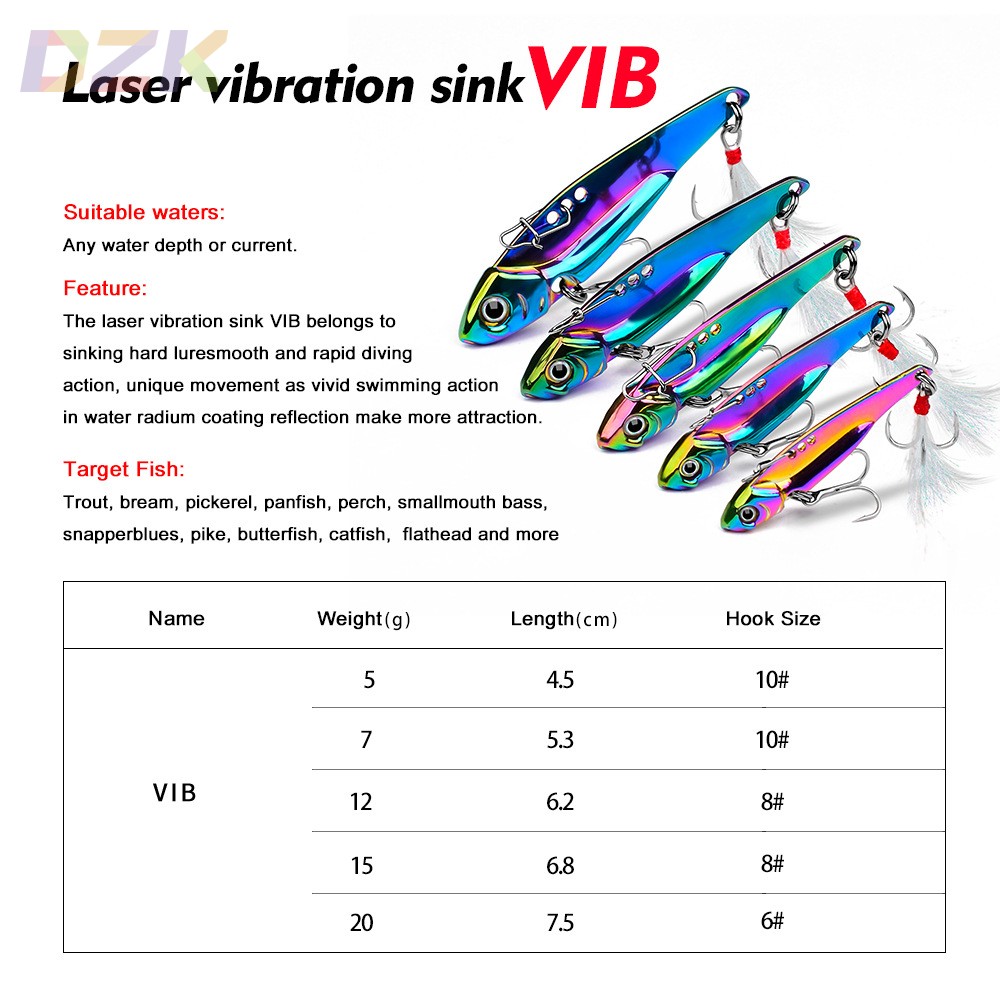 炫彩VIB亮片远投路亚饵全泳层绝杀震动金属VIB仿真饵 假饵高b2