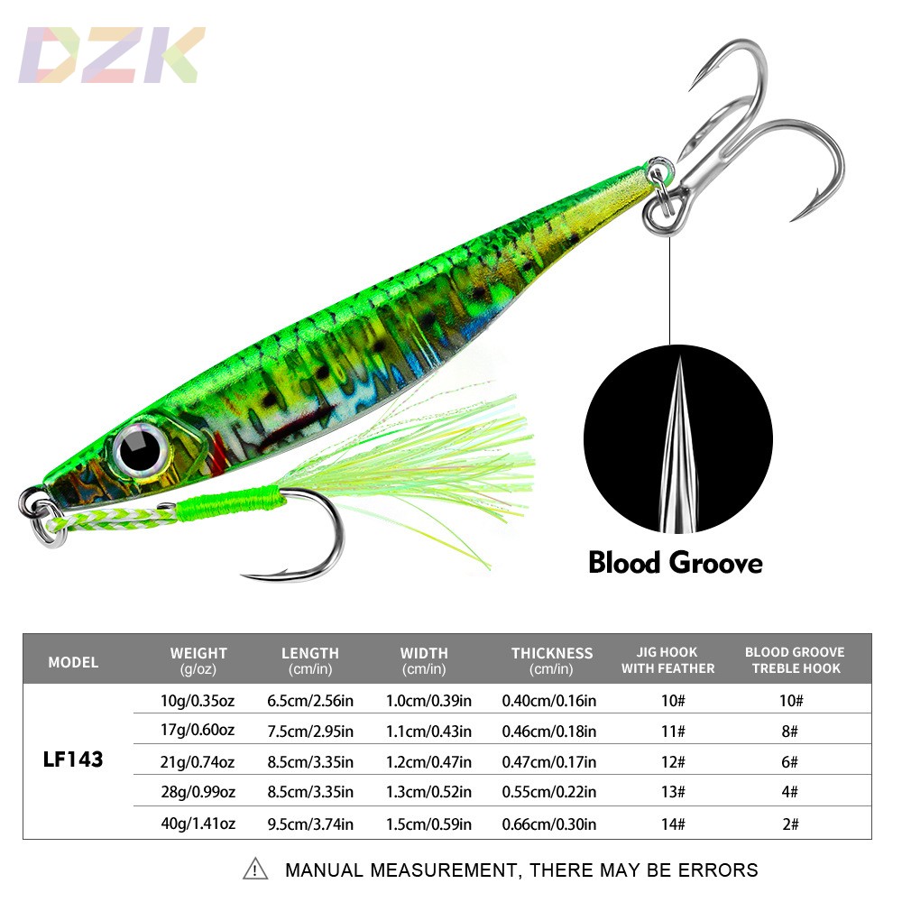 打印铁板路亚饵 远投沉水铁板铅鱼金属饵 血槽三本钩快抽路亚铁b6