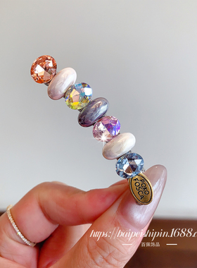 粉色多巴胺闪钻高级感锆石发夹刘海夹侧边碎发夹卡头饰发饰温柔风