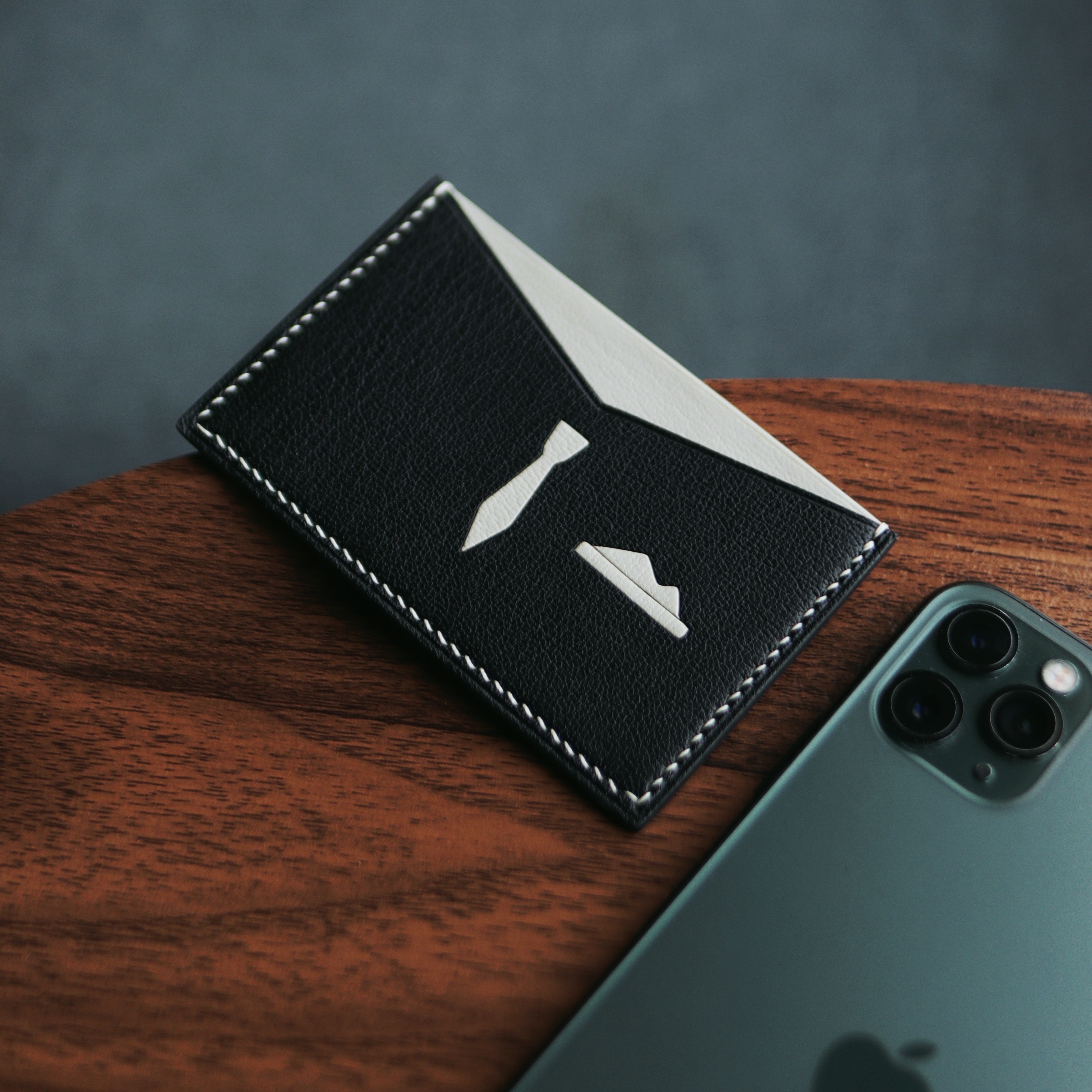 HIBBERS原创法国羊皮纯手工卡包