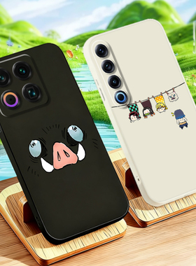 鬼灭之刃适用于魅族22/21/20/18/17我妻善逸Note16Pro努比亚红魔11Pro软10液态硅胶9富冈义勇ProPlus手机壳套