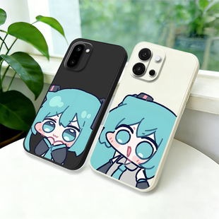 初音未来表情加油适用OPPO一加Turbo 手机壳全包周边 11期待Ace6T 6V情侣Ace3 13T 6V惊讶15 Pro至尊版