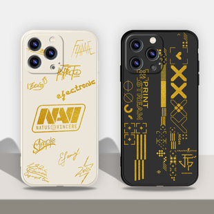 CSGO Navi 战队perfecto电子哥electroNic签名s1mple电竞手机壳适用iPhone苹果14/13/12华为vivo小米一加oppo