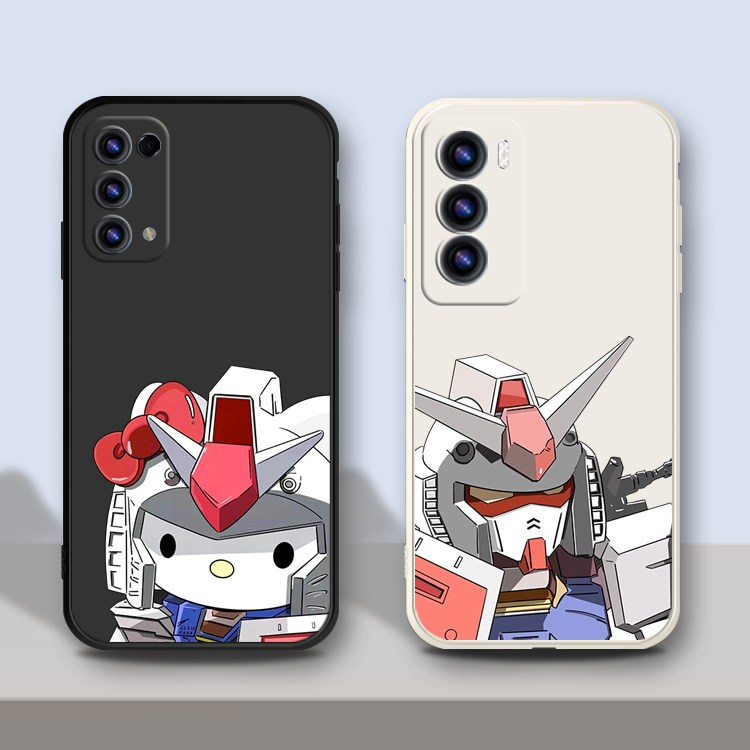 eva扎古高达情侣适用oppo reno5 pro  reno4pro可爱凯蒂猫创意reno3