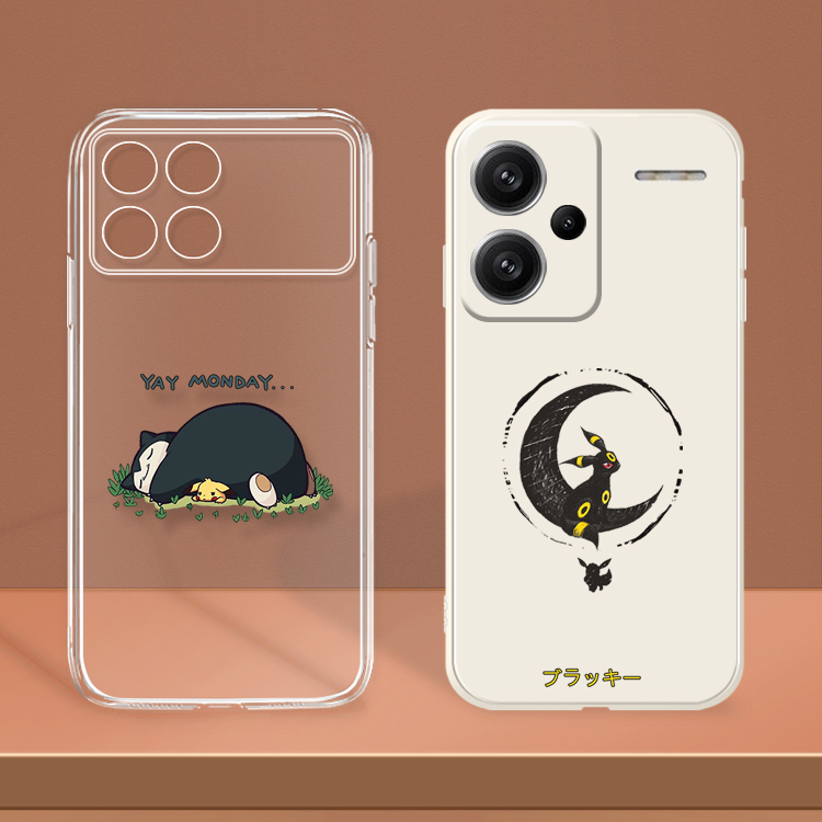 神奇宝贝宝可梦适用Redmi红米Note14/13Pro+/12Turbo伊布K70Pro K70E谜拟丘K60至尊K50Ultral呆呆兽K40手机壳
