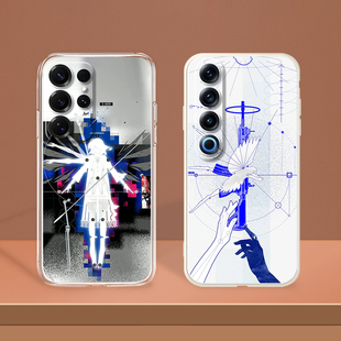 S24 Ultra手机壳 A52 Pro抽象S21 S21FE A53 A51明日方舟S23魅族21 S25Plus 众生行记适用三星S25 S22 A54