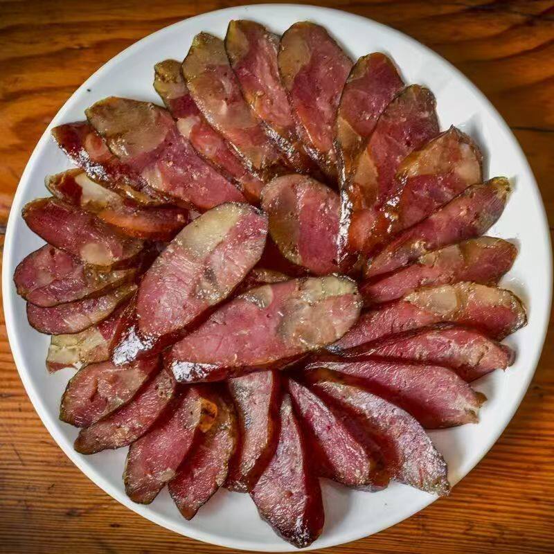 麻辣香肠土柴火烟熏正宗四川味腊肠农家自制腊纯猪肉